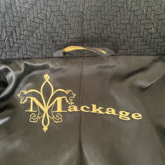 Mackage Shia 2 -in-1 tailored wool coat with sash belt, Blue XS / TP. - Picture 11 of 11